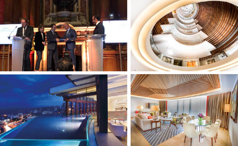 Le Gray, Beirut gets Prix Villegiature award for the best hotel architecture and interior design in the Middle East